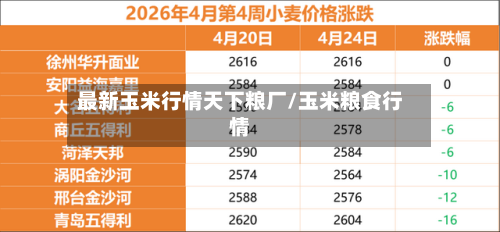 最新玉米行情天下粮厂/玉米粮食行情-第2张图片