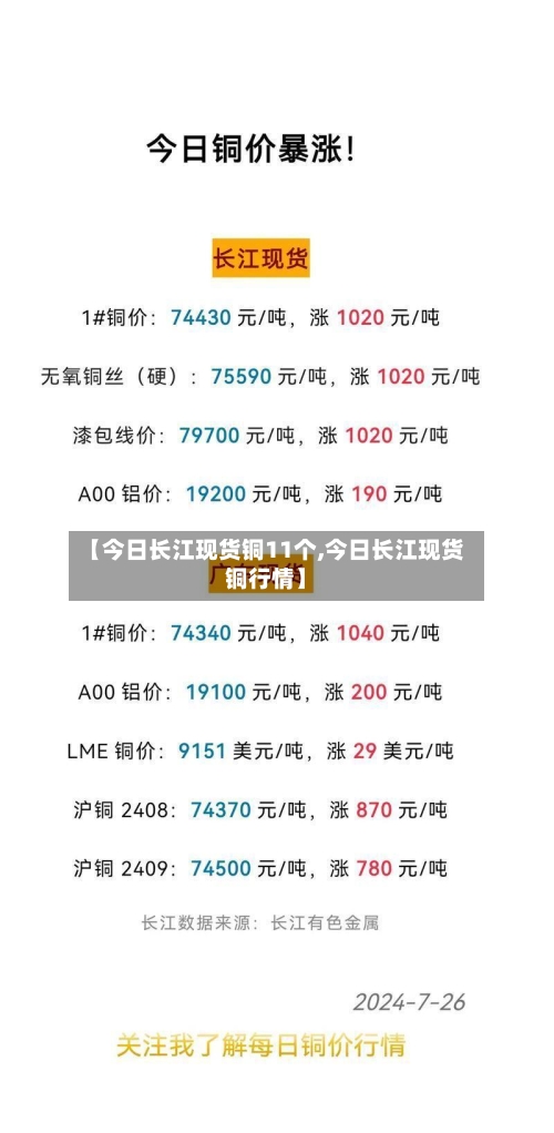 【今日长江现货铜11个,今日长江现货铜行情】-第3张图片