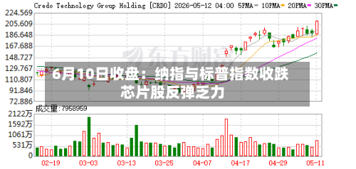 6月10日收盘：纳指与标普指数收跌 芯片股反弹乏力-第3张图片